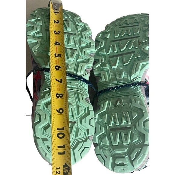 ASICS WOMENS GEL-VENTURE 8 TRAIL RUNNING SHOES MAKO BLUE PINK GLO SIZE 10 - Picture 12 of 13